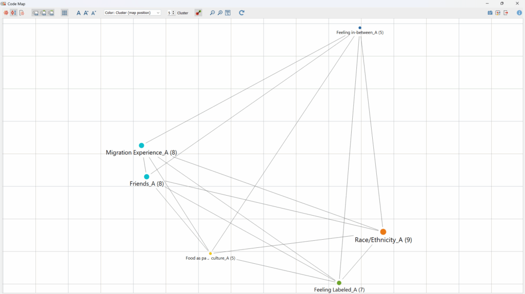 Braun and Clarke Thematic Analysis Step 3: Search for Themes using Code Maps
